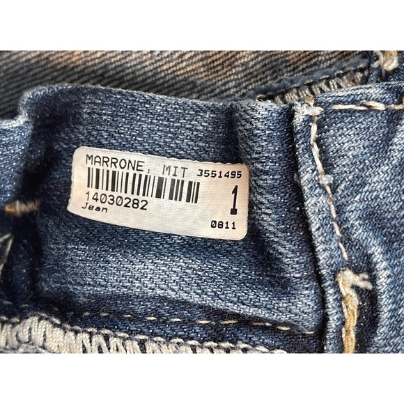 Miss Me Jeans 26 Irene Straight Low Rise Flap Pocket Blue Denim - Picture 15 of 16